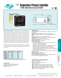 Thumbnail of document Data Sheet - 16A Temperature/Process Controller